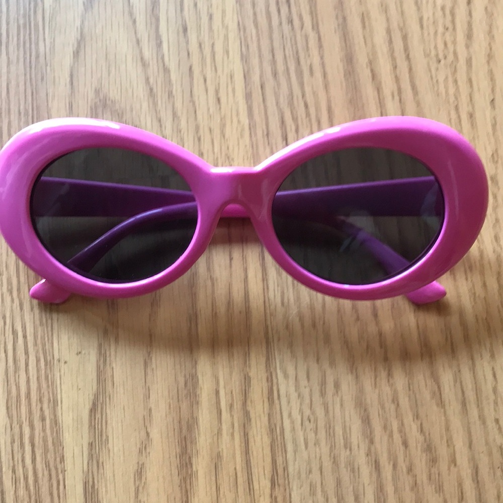 Pink clout glasses/sunglasses